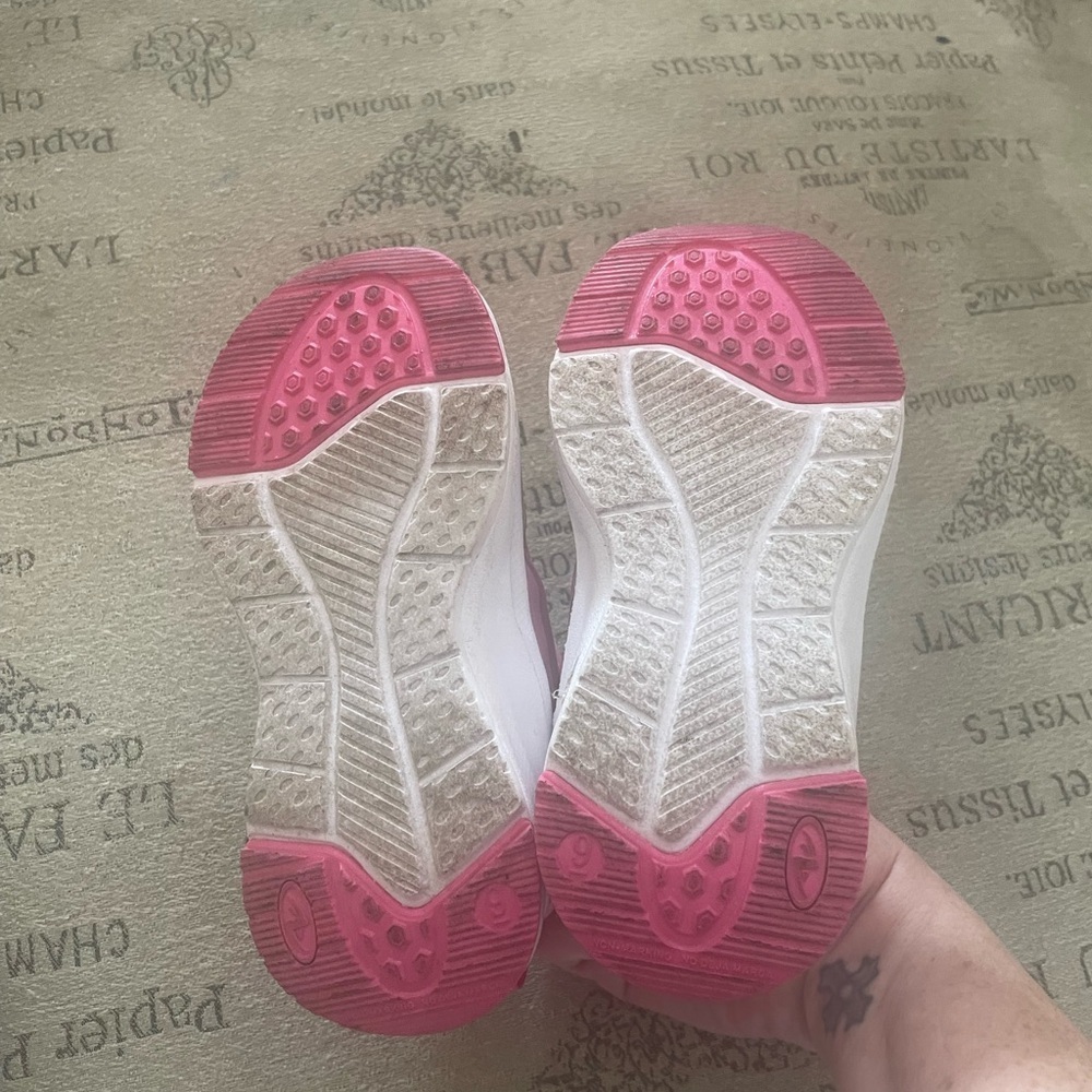Kids Pink Athletic Shoes - Picture 3 of 4